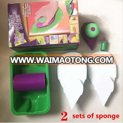 2 sets of sponge ,Multi-functional Paint Roller paint brush