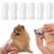 Soft Silicone Dog Cat Tooth Cleaning Brush Pet Finger Toothbrush Dental Hygiene for Most Pets